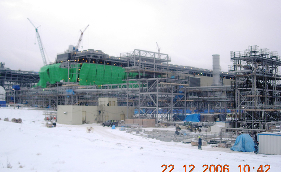 Sakhalin LNG II Projesi Endüstri Binaları Yapımı