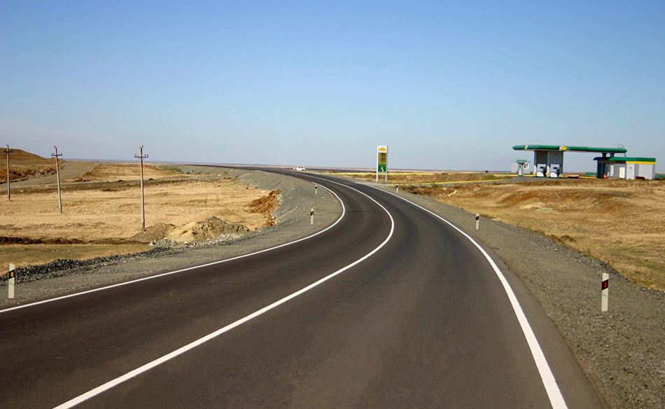 Western Kazakhstan Road Network