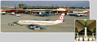 AIRPORT TERMINAL BUILDING ATATURK INTERNATIONAL AIRPORT ISTANBUL / TURKEY